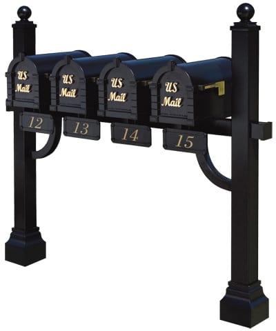 Keystone Signature Series Mailboxes with Quad Mount Post Product Image