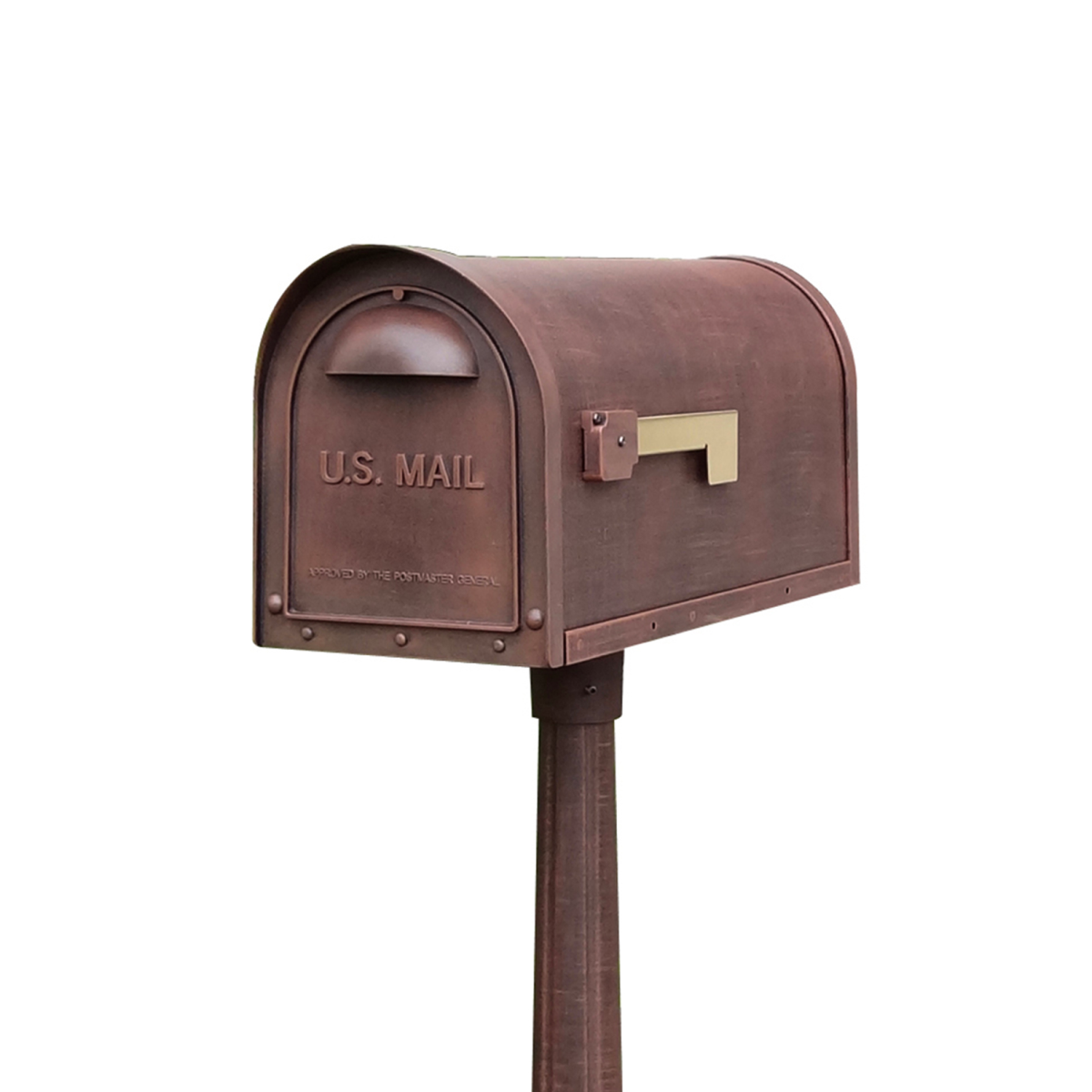 Vintage Mail Box Outdoor Lockable Bird Letter Post Box Wall Mount Mailbox