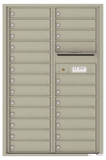 4C13D-24 Front Loading Private Use Commercial 4C Mailboxes Product Image