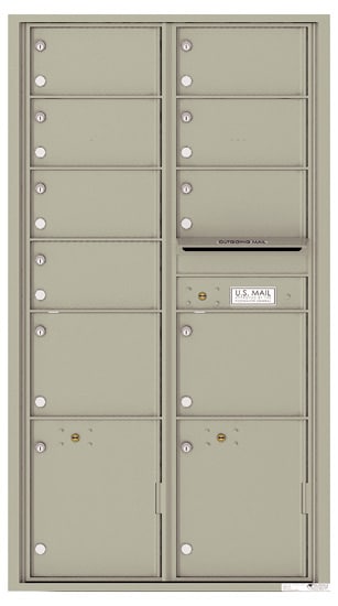 4C16D-09 Front Loading Private Use Commercial 4C Mailboxes Product Image