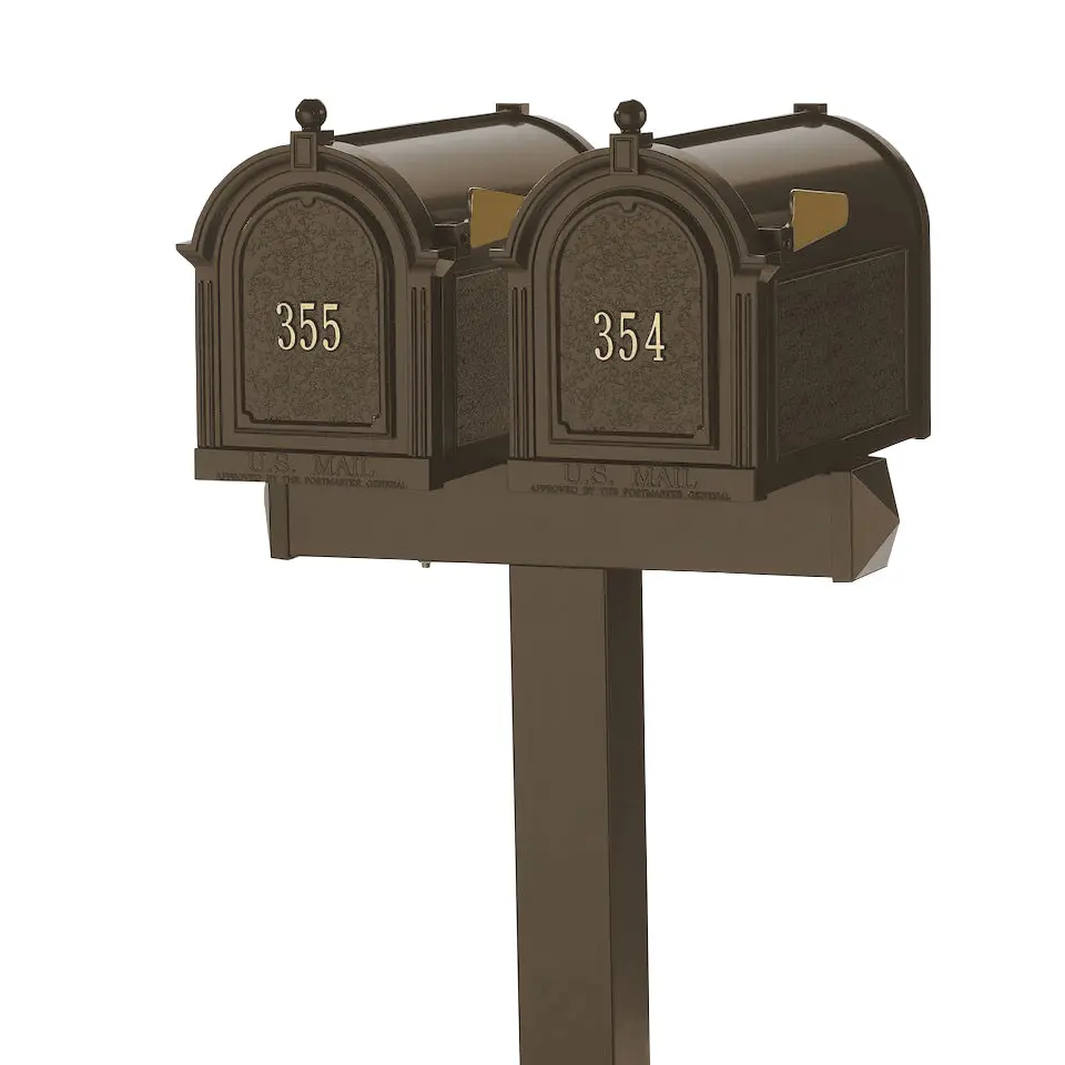 Whitehall Capitol Mailboxes with Dual Post Product Image