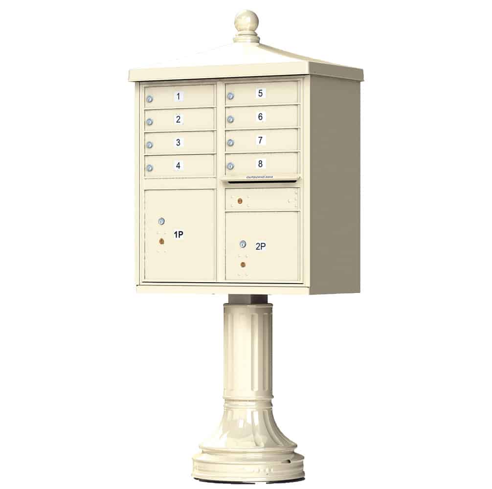 Florence CBU Cluster Mailbox – Vogue Traditional Kit, 8 Tenant Doors, 2 Parcel Lockers Product Image