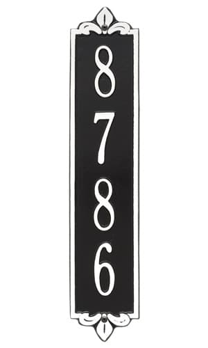 Whitehall Lyon Vertical Standard Address Plaque Product Image