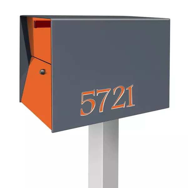 The UpTown Box Locking Package Dropbox DESIGNER GRAY – Modern Mailbox Product Image